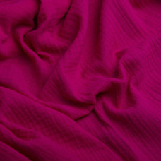 Тканина бавовняна платтяна Муслін 135 см, 125 г/м² для суконь, блузок, спідниць, халатів, костюмів малина