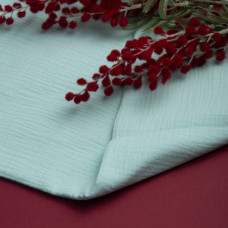 Тканина бавовняна платтяна Муслін 135 см, 125 г/м² для суконь, блузок, спідниць, халатів, костюмів бірюза