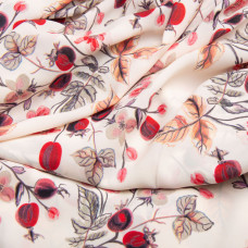 Тканина для одягу плательна Super soft 65 г/м2, легка, ніжна, поліестр шипшина молоко