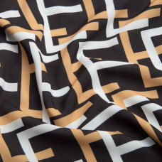 Тканина для одягу плательна Super soft 65 г/м2, легка, ніжна, поліестр фенді