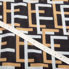 Тканина для одягу плательна Super soft 65 г/м2, легка, ніжна, поліестр фенді