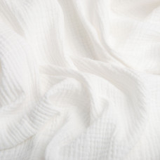 Тканина бавовняна платтяна Муслін 135 см, 125 г/м² для суконь, блузок, спідниць, халатів, костюмів молоко