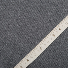 Тканина трикотаж для одягу Рубчик 260 г/м2, трикотажна тканина сірий меланж
