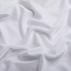 Тканина костюмна оксамитова, оксамитова тканина, плательна стрейчева 300 г/м2 біла