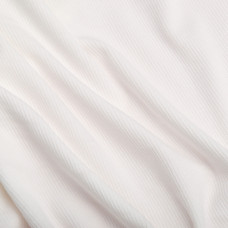 Тканина трикотаж для одягу віскоза Рубчик Dino, натуральна тканина 240 г/м2 молоко