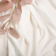 Тканина костюмна оксамитова, оксамитова тканина, плательна стрейчева 300 г/м2 молоко