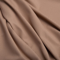 Тканина трикотаж для одягу Рубчик 260 г/м2, трикотажна тканина беж