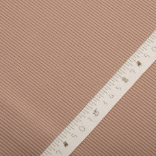 Тканина трикотаж для одягу Рубчик 260 г/м2, трикотажна тканина беж