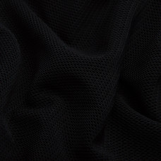 Тканина трикотажна сітка Dilva, еластична тканина чорна