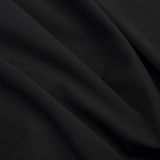Тканина трикотажна, трикотаж Дайвінг однотонний чорний