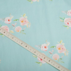 Тканина Батист Гранд Роуз, бавовна, натуральна тканина для одягу, бавовна м'ята