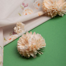 Тканина Батист Гранд Роуз, бавовна, натуральна тканина для одягу, бавовна беж