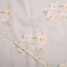 Тканина Батист Гранд Роуз, бавовна, натуральна тканина для одягу, бавовна беж