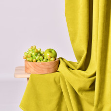 Тканина портьєрна однотонна Фонлук Canvas V-370 фісташка