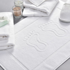 Махровий килимок для ніг IDEIA 50x70 см натуральна бавовна 700 г/м² для ванної кімнати
