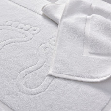 Махровий килимок для ніг IDEIA 50x70 см натуральна бавовна 700 г/м² для ванної кімнати