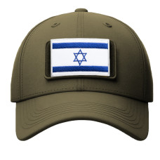 Набір шевронів 2 шт з липучкою Прапор Ізраїлю, Ізраїль 5х8 см вишитий патч нашивка шеврон