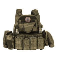 Набір шевронів 2 шт на липучці MEDIC беж 7,5х7,5 см, вишитий патч шеврон нашивка медика, медичний, медик