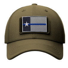 Набір шевронів 2 шт з липучкою прапором Техас, Texas, поліція 5х8 см, вишитий патч нашивка шеврон