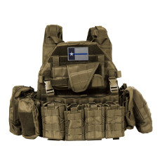 Набір шевронів 2 шт з липучкою прапором Техас, Texas, поліція 5х8 см, вишитий патч нашивка шеврон