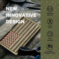 Набір шевронів 4 шт з липучкою JOIN OR DIE + DON'T TREAD ON ME + 1776 + Прапор США 5х8 см, вишитий патч нашивка шеврон