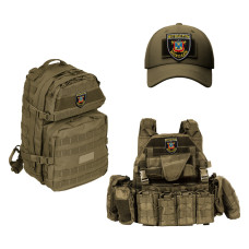 Набір шевронів 2 шт з липучкою Мотопатруль Миколаїв 7,5х9 см, вишитий патч нашивка шеврон