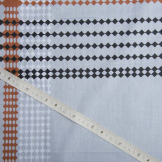 Тканина бавовна сатин для постільної білизни, натуральна тканина, постільна білизна, 120 г/м2 ВТ-345А Греммі сіра