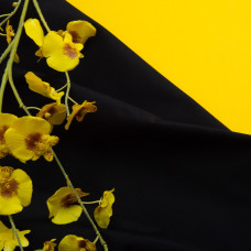 Тканина сорочкова однотонна пл.117 г/м2 99017 чорна