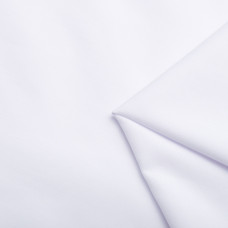 Тканина сорочкова однотонна пл.117 г/м2 90093 біла