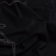 Тканина бязь ранфорс для постільної білизни 2,4 м V-28 чорна