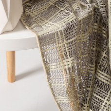 Тканина тюль жакард однотонний Dayane V-2487 бузок крем