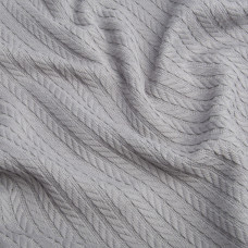 Тканина декоративна бавовна Косичка 290 гр/м2 сіра