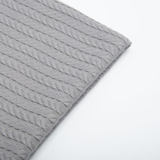 Тканина декоративна бавовна Косичка 290 гр/м2 сіра