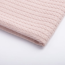 Тканина декоративна бавовна Косичка 290 г/м2 пудра