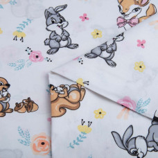 Тканина бязь ранфорс для постільної білизни 2,4 м 12670 Бембі біл.