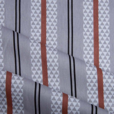 Тканина бавовна сатин для постільної білизни, натуральна тканина, постільна білизна, 120 г/м2 ВТ-331В Смуги