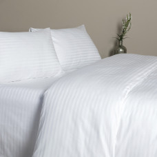 Простирадло сатин у смужку ТМ IDEIA 240х260 см