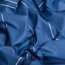 Тканина бязь ранфорс для постільної білизни 2,4 м 3.28816/34 Графіті денім