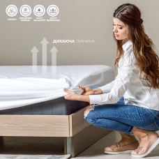 Наматрацник Аква Стоп 90х200х23 см IDEIA натяжний з бортом по периметру, захисний непромокальний