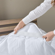 Наматрацник 120х200 см Comfort IDEIA з гумками по кутах супер щільний пл 250 гр/м2 антиалергенний білий