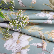 Тканина декоративна Прем'єр Колібрі з водовідштовхувальним просоченням V-64 зелена