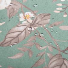 Ткань декоративная Премьер с водоотталкивающей пропиткой V-09 Лілія зелена