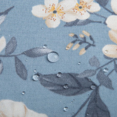 Тканина декоративна Прем'єр із водовідштовхувальним просоченням V-08 Лілія денім