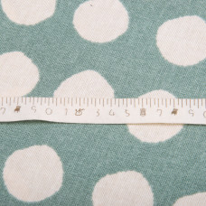 Тканина декоративна Прем'єр із водовідштовхувальним просоченням V-02 Горошок полин