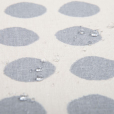 Тканина декоративна Прем'єр із водовідштовхувальним просоченням V-05 Горошок молоко