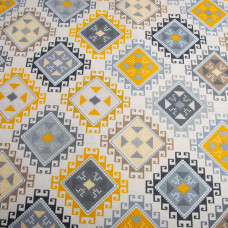 Тканина декоративна Прем'єр Орнамент із водовідштовхувальним просоченням V-003 сіра