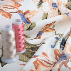 Тканина декоративна Прем'єр Колібрі з водовідштовхувальним просоченням V-59 персик