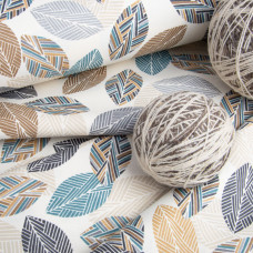 Тканина декоративна Прем'єр Листя з водовідштовхувальним просоченням беж