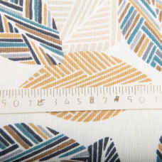 Тканина декоративна Прем'єр Листя з водовідштовхувальним просоченням беж