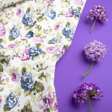 Тканина декоративна Прем'єр Шипшина з водовідштовхувальним просоченням Шипшина бузок